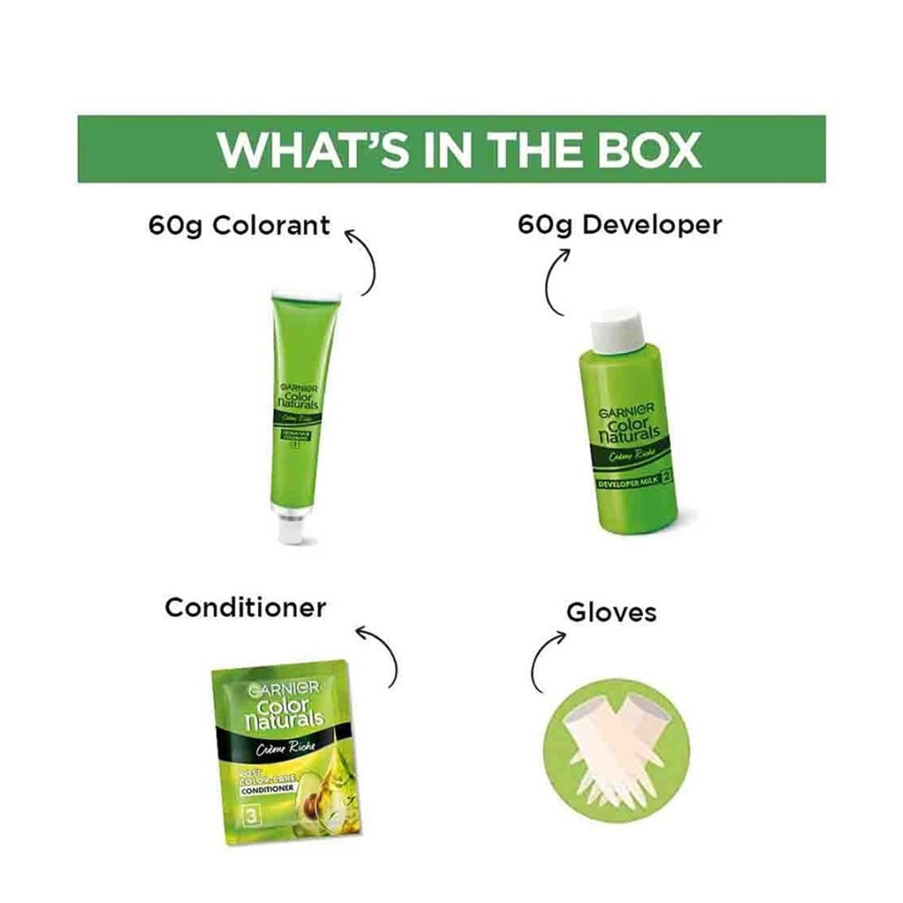 Garnier Color Naturals Creme Hair Colour (Caramel Brown) : 1 pack