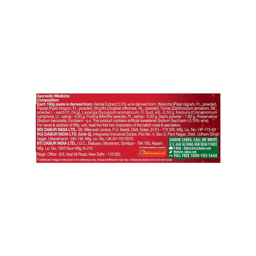 Dabur Red Herbal Toothpaste : 200 g