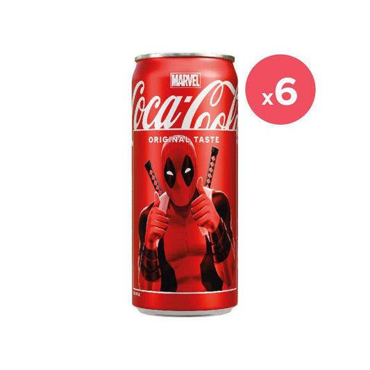 Coca-Cola Cola Soft Drink (300 ml) - Pack of 6 : 6 x 300 ml
