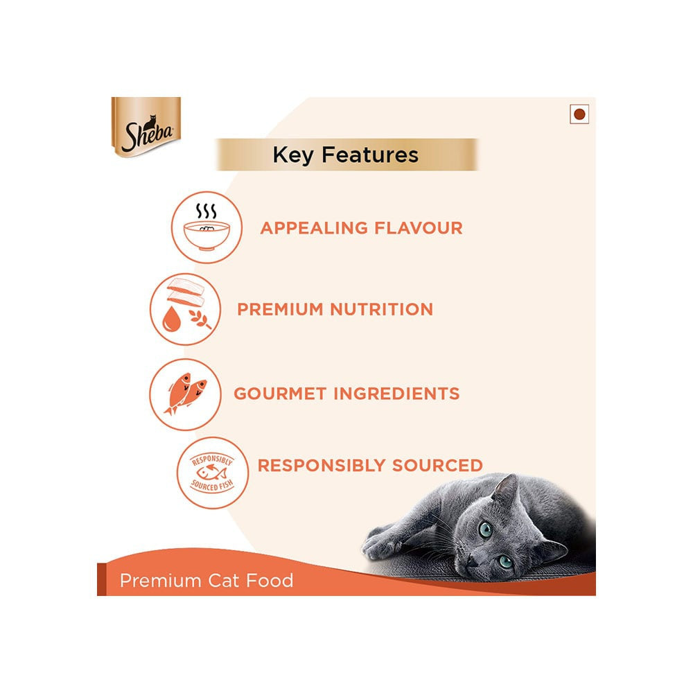 Sheba Rich - Fish with Sasami Wet Cat Food - Pack of 2 : 2 x 12 x 35 g