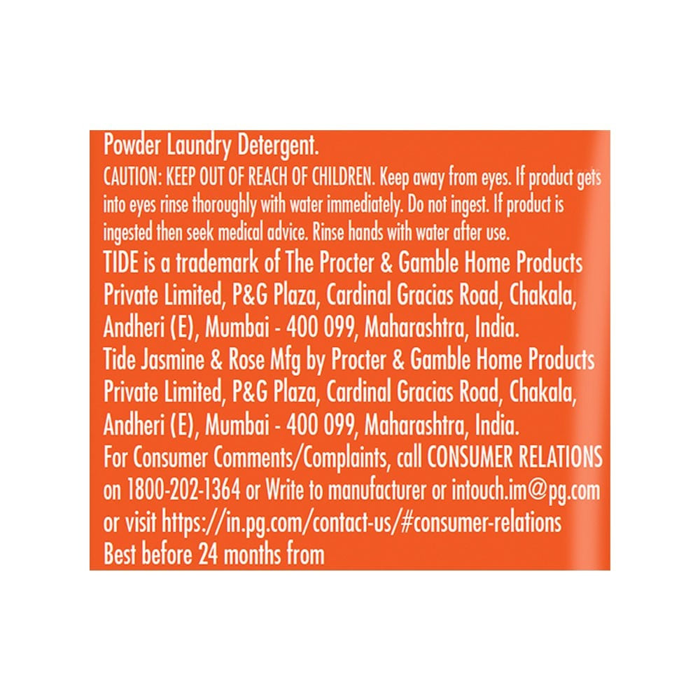Tide Double Power Detergent Powder (Jasmine & Rose) : 5 kg + 1 kg