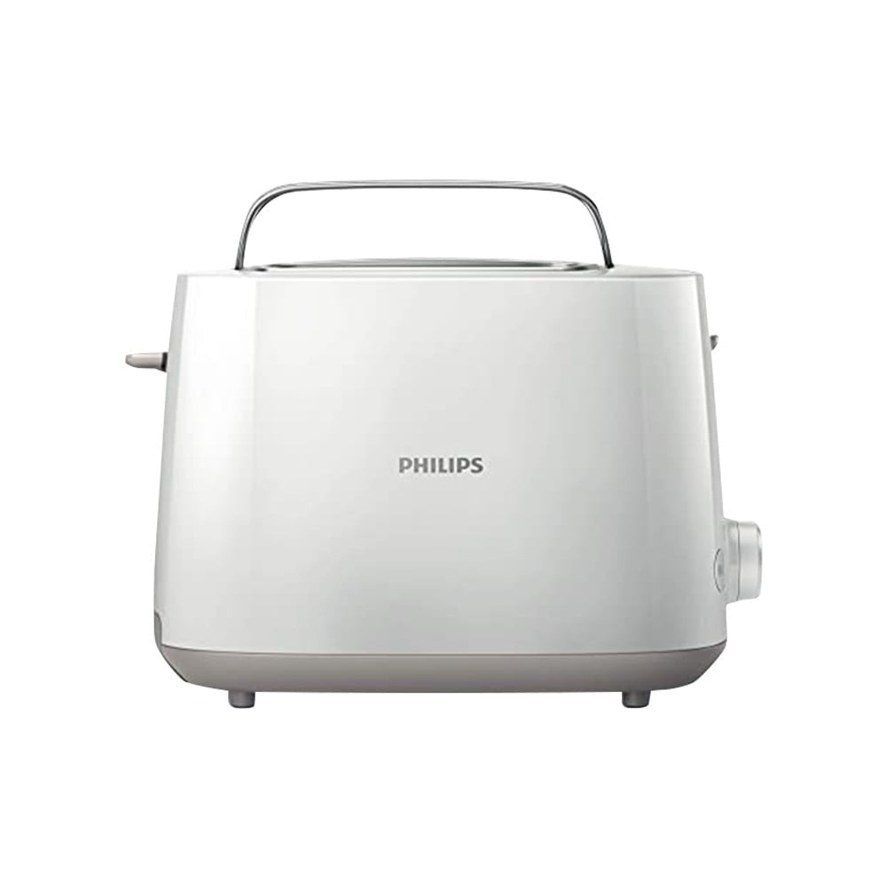 Philips Domestic 2-Slice Pop Up Toaster (830W, White) : 1 unit