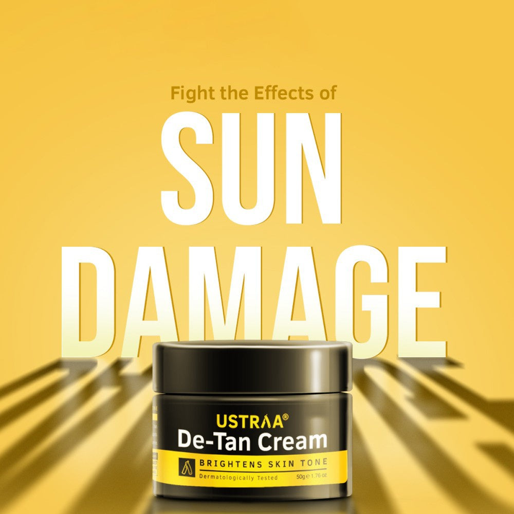 Ustraa De -Tan Men's Face Cream 50 g - Pack of 2 : 2 x 50 g