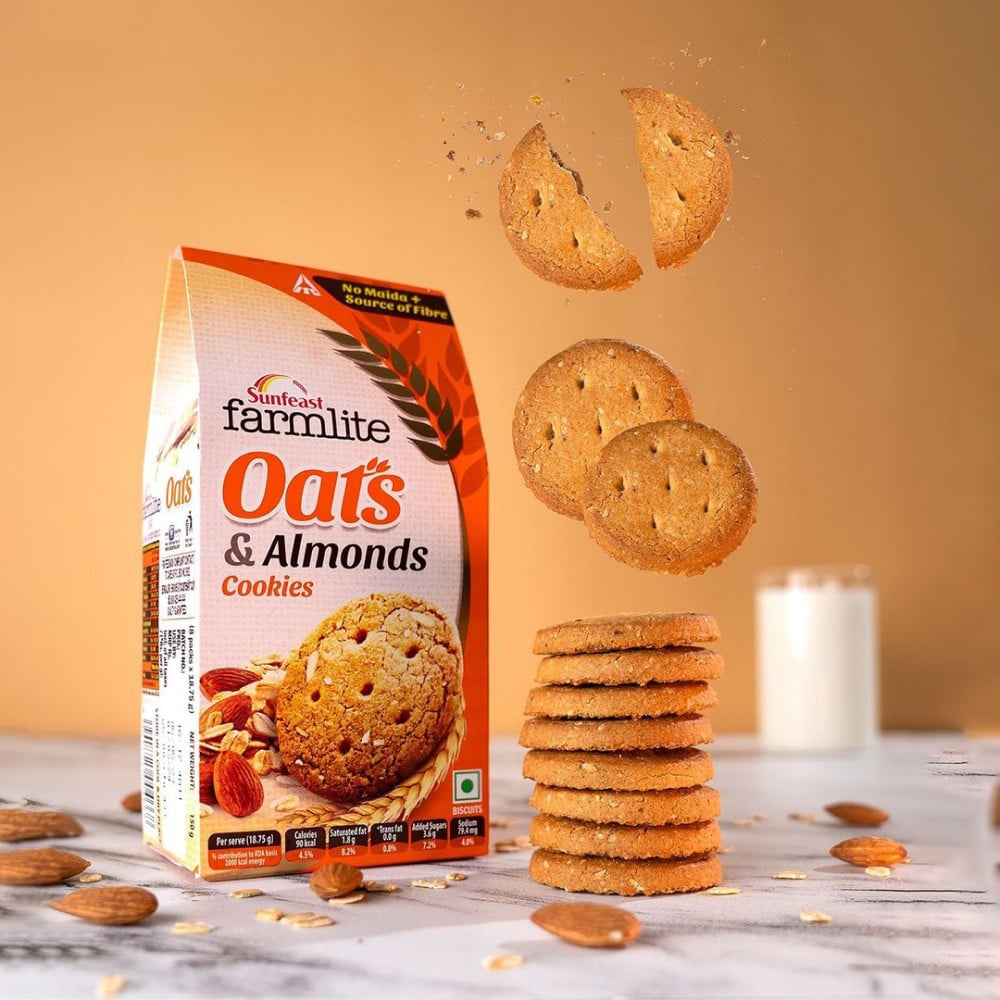 Sunfeast Farmlite Oats & Almonds Cookies : 150 g
