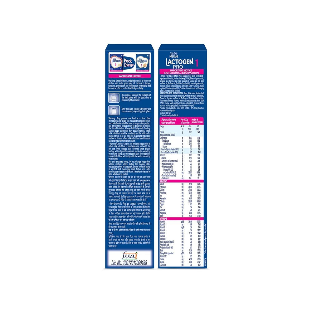 Nestle Lactogen Pro 1 Infant Formula (Up to 6 Months) : 400 g