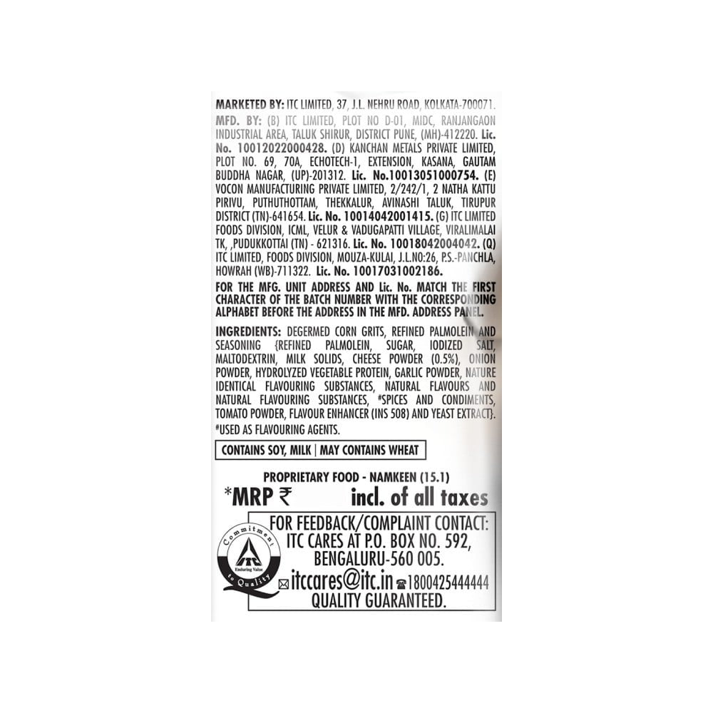 Bingo Mad Angles Cheese Nachos : 42 g