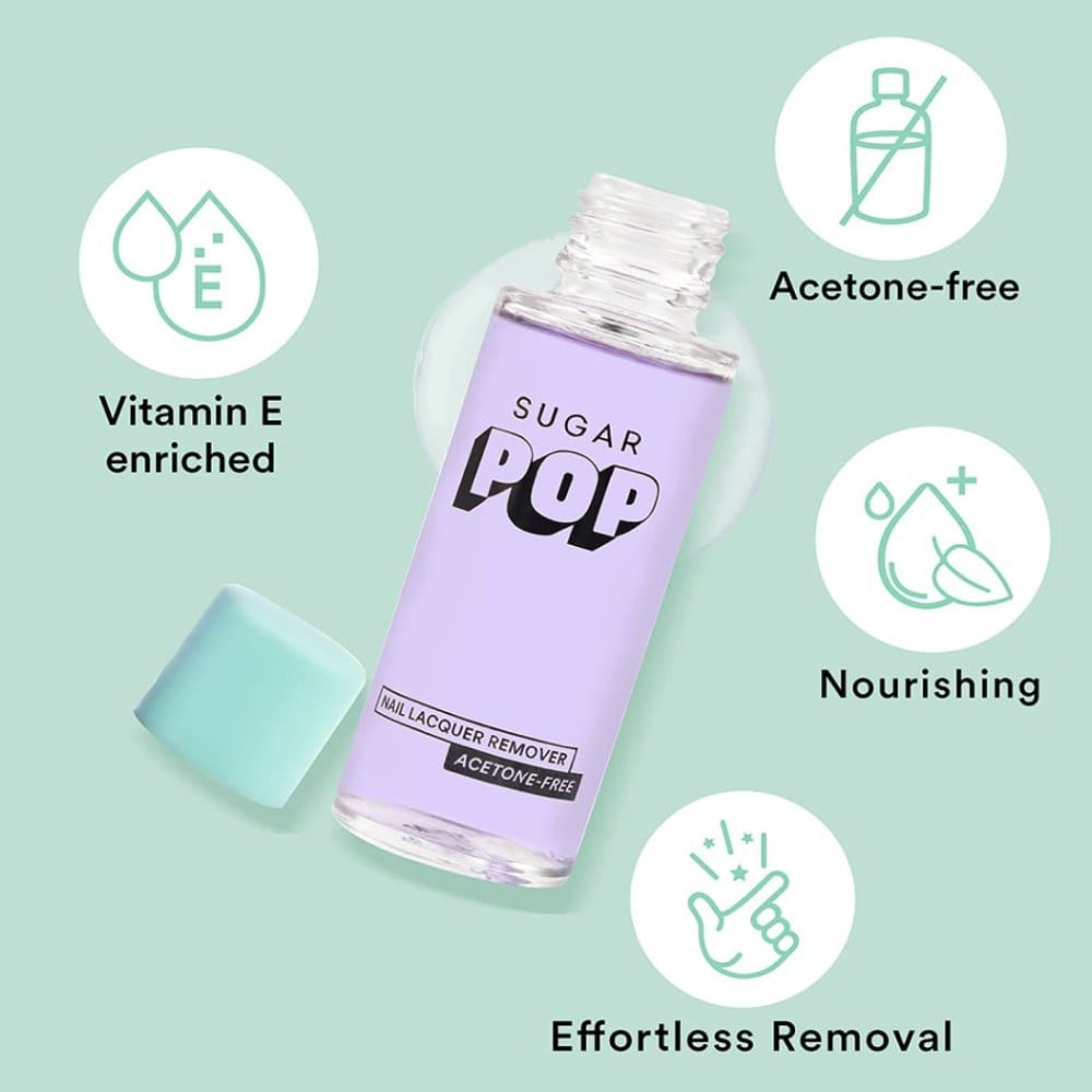 SUGAR POP Lacquer Nail Paint Remover : 30 ml