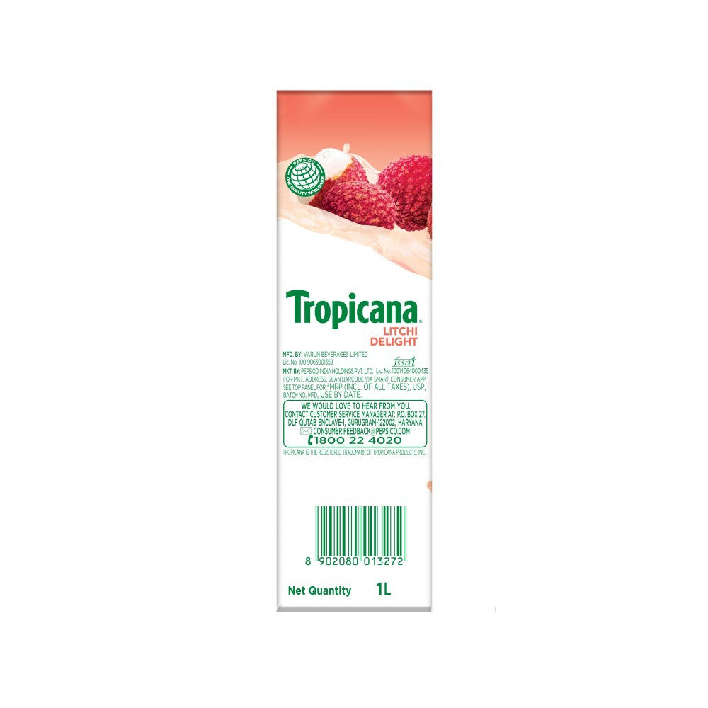 Tropicana Litchi Delight Juice : 1 ltr