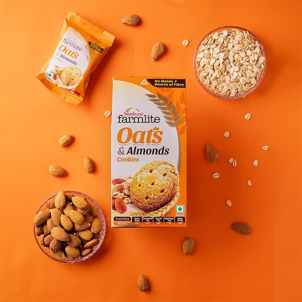 Sunfeast Farmlite Oats & Almonds Cookies : 300 g
