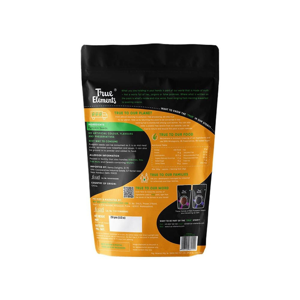 True Elements Raw Pumpkin Seeds + Raw Sunflower Seeds (250 g) Combo : 250 g + 250 g
