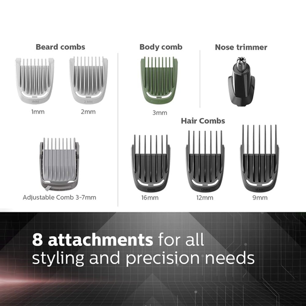 Philips MG3710/65 Multi Grooming Trimmer (Black, MG3710/65) : 1 unit