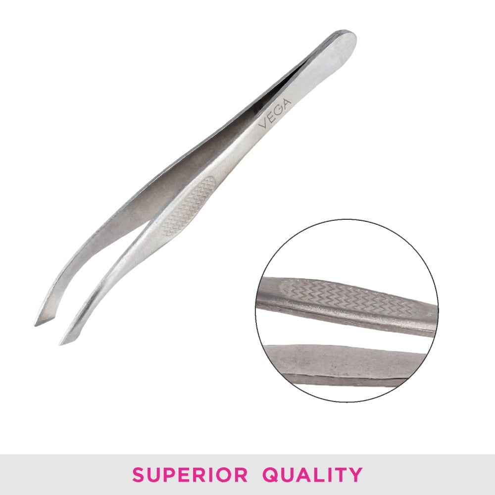 Vega Slant Tip Tweezer : 1 piece