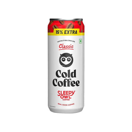 Sleepy Owl Classic Cold Coffee Can : 200 ml