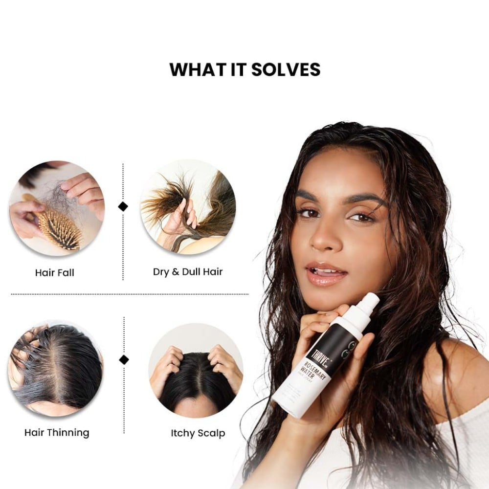 ThriveCo Rosemary Water Hair Spray : 100 ml