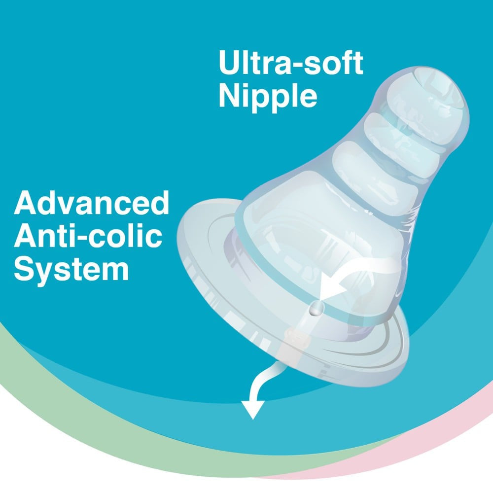 Vega Baby & Mom Large Feeding Nipple Regular Neck : 1 pack (2 pieces)