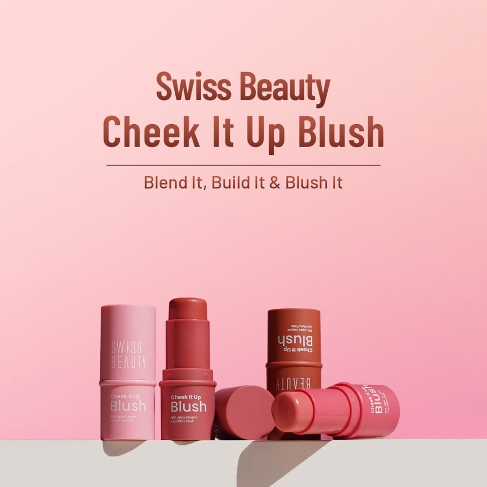 Swiss Beauty Cheek It Up Blush (Mood Lifter Coral) : 8 g