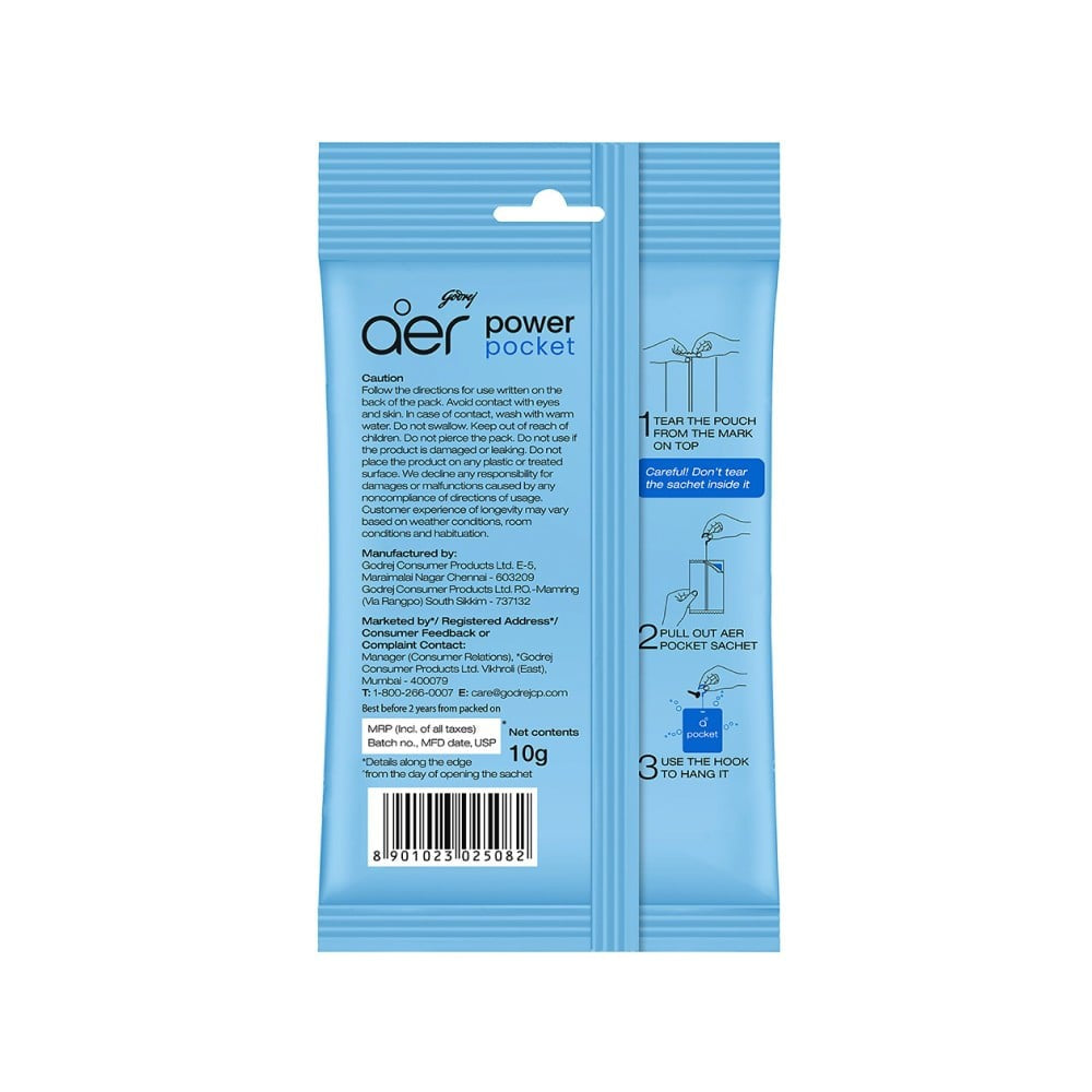 Godrej Aer Power Pocket - Sea Breeze Room Freshener : 10 g