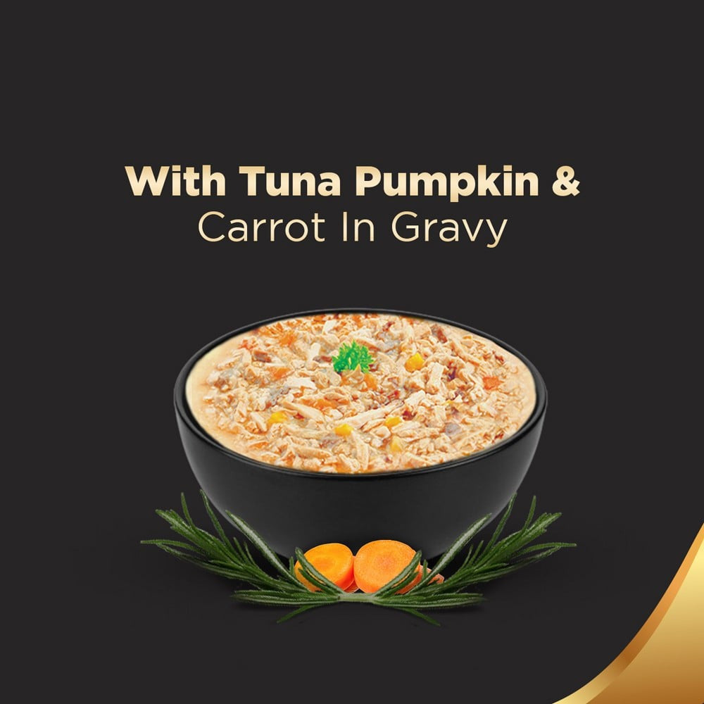 Sheba Wet Cat Food, Tuna Pumpkin & Carrot In Gravy : 70 g