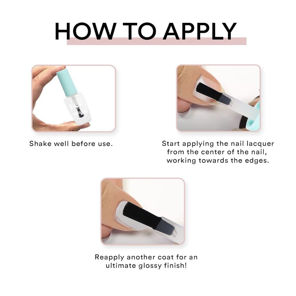 SUGAR POP Classic Lacquer Nail Paint (27 Crystal Clear) : 10 ml