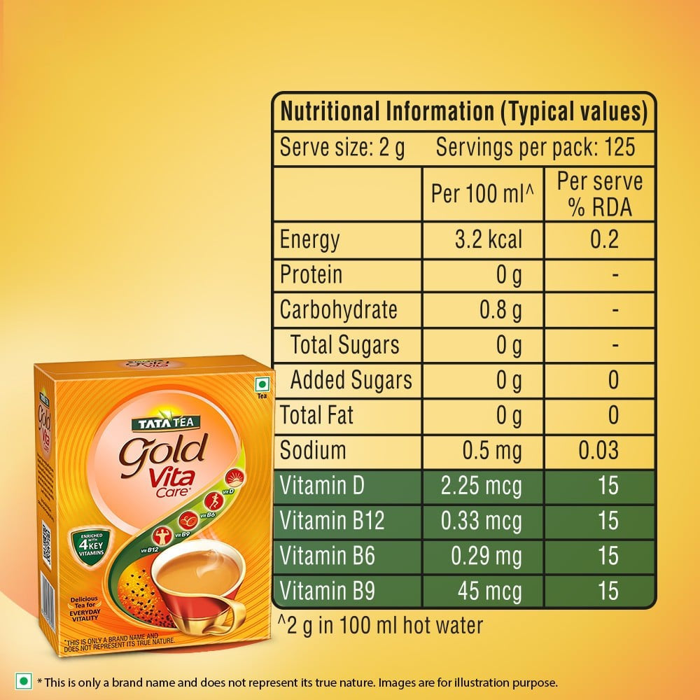 Tata Tea Gold Vita Care Tea : 250 g
