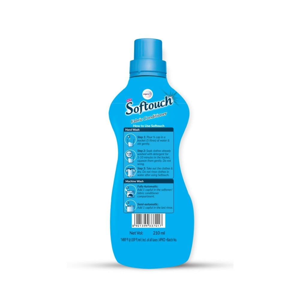 Softouch After Wash Fabric Conditioner (Ocean Breeze) : 210 ml