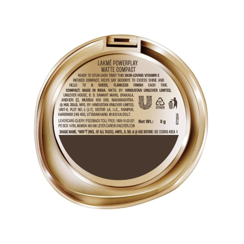 Lakme 9To5 Flawless Matte Complexion Compact (Melon) : 8 g