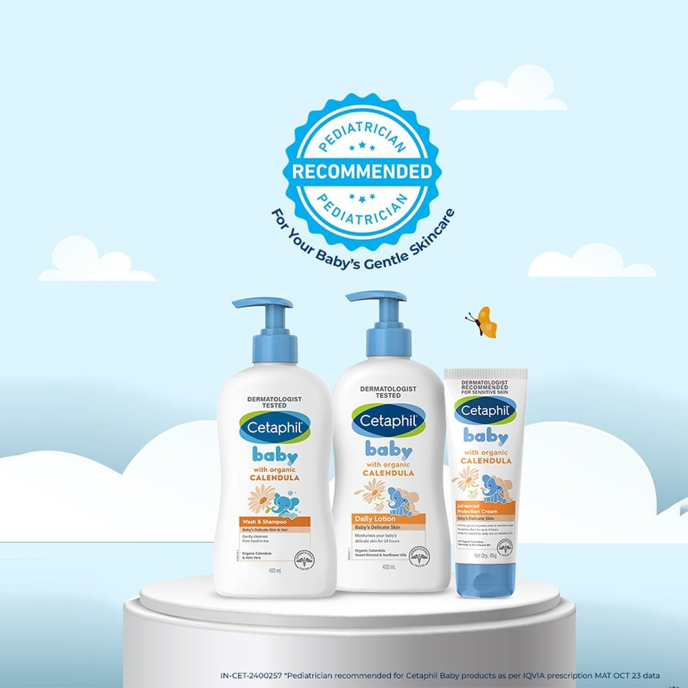 Cetaphil Baby Wash & Shampoo with Organic Calendula : 400 ml