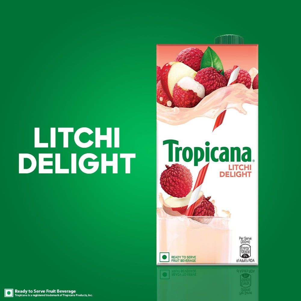 Tropicana Litchi Delight Juice : 1 ltr