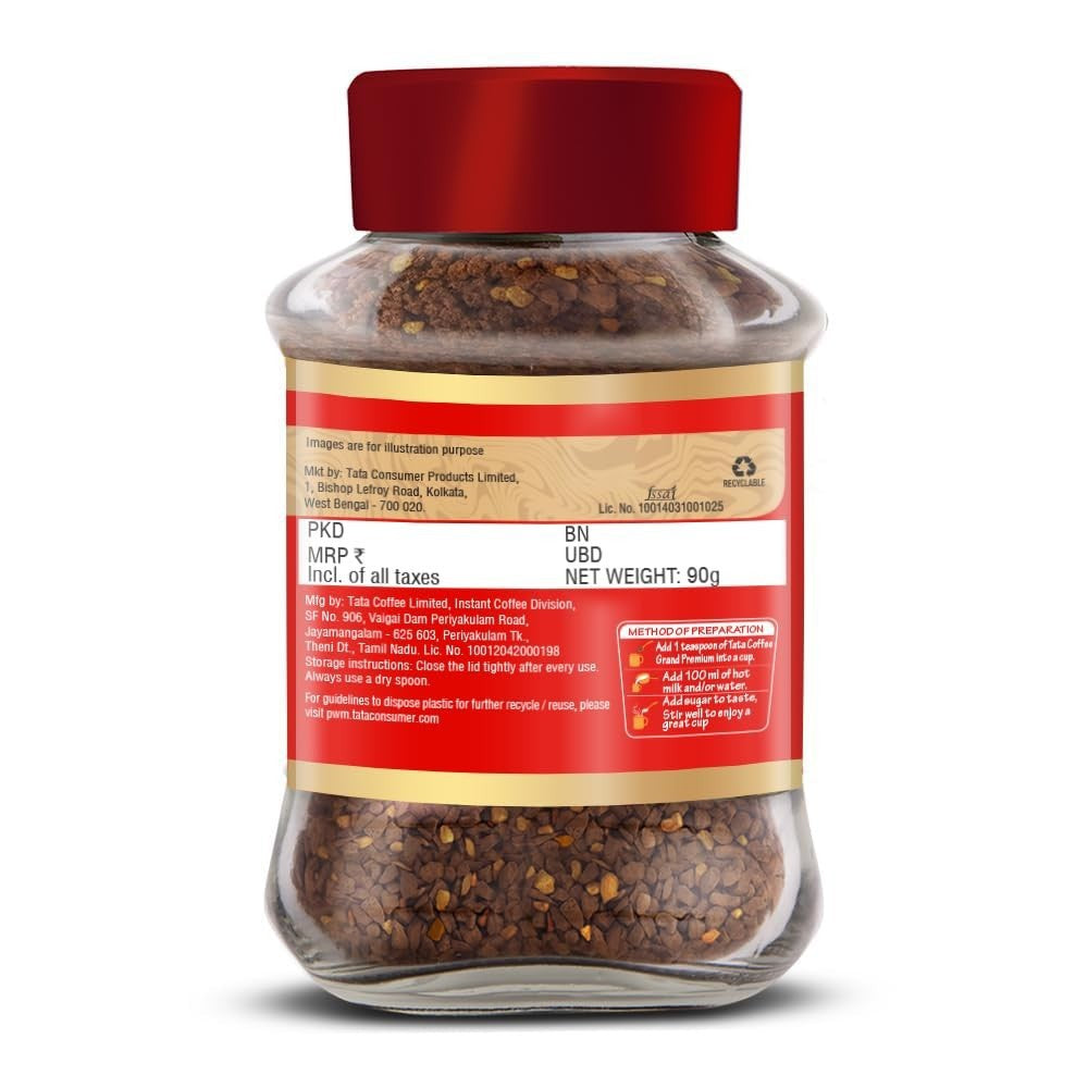 Tata Coffee Grand Premium Instant Coffee : 90 g