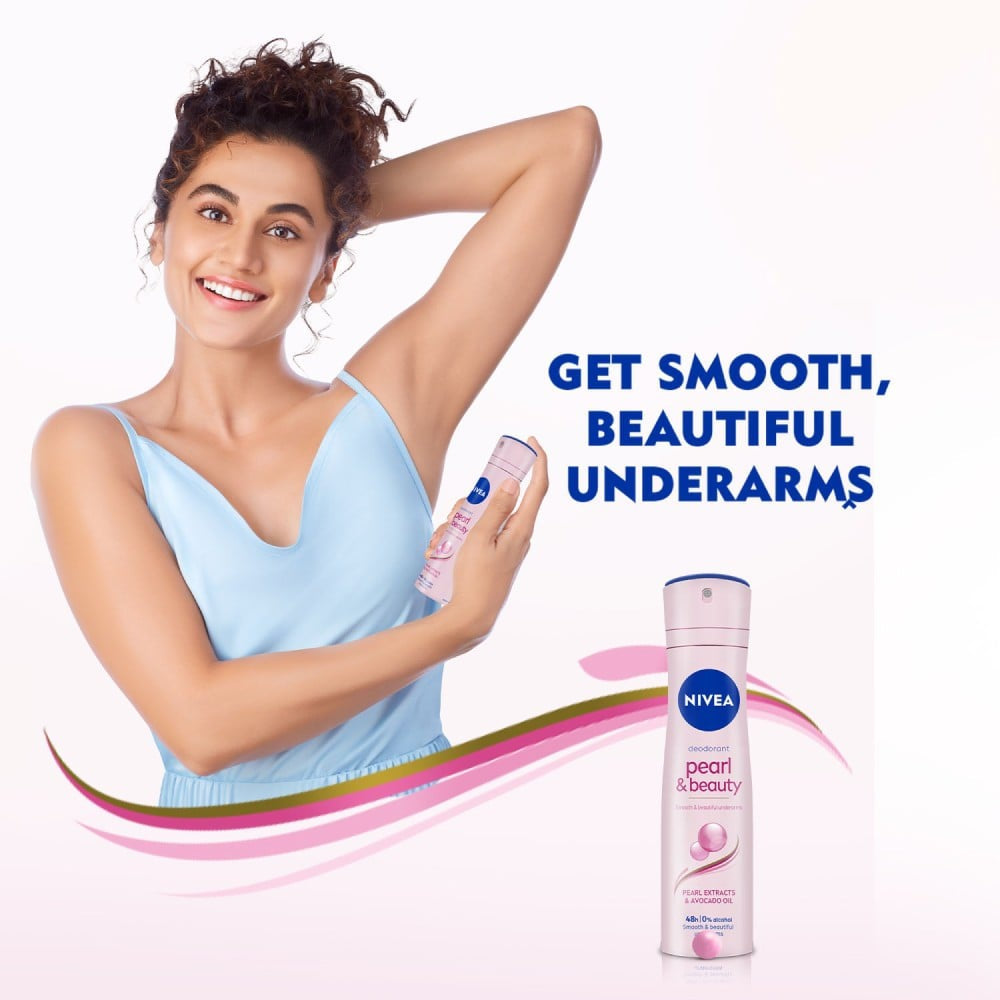 Nivea Pearl & Beauty Women's Deodorant - Pack of 2 : 2 x 150 ml