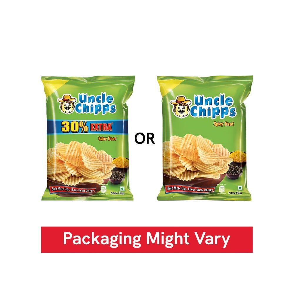 Uncle Chipps Spicy Treat Flavour Potato Chips : 48 g