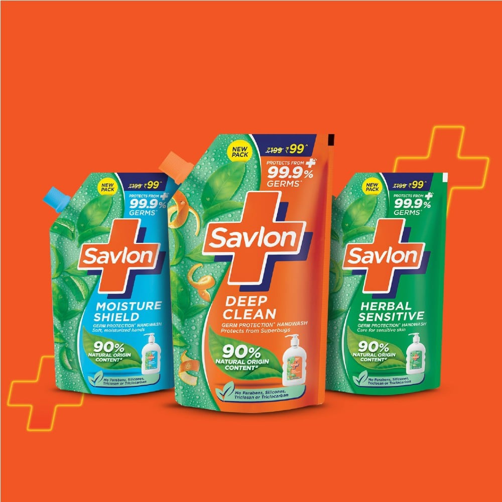 Savlon Deep Clean Germ Protection Liquid Hand Wash Refill : 675 ml