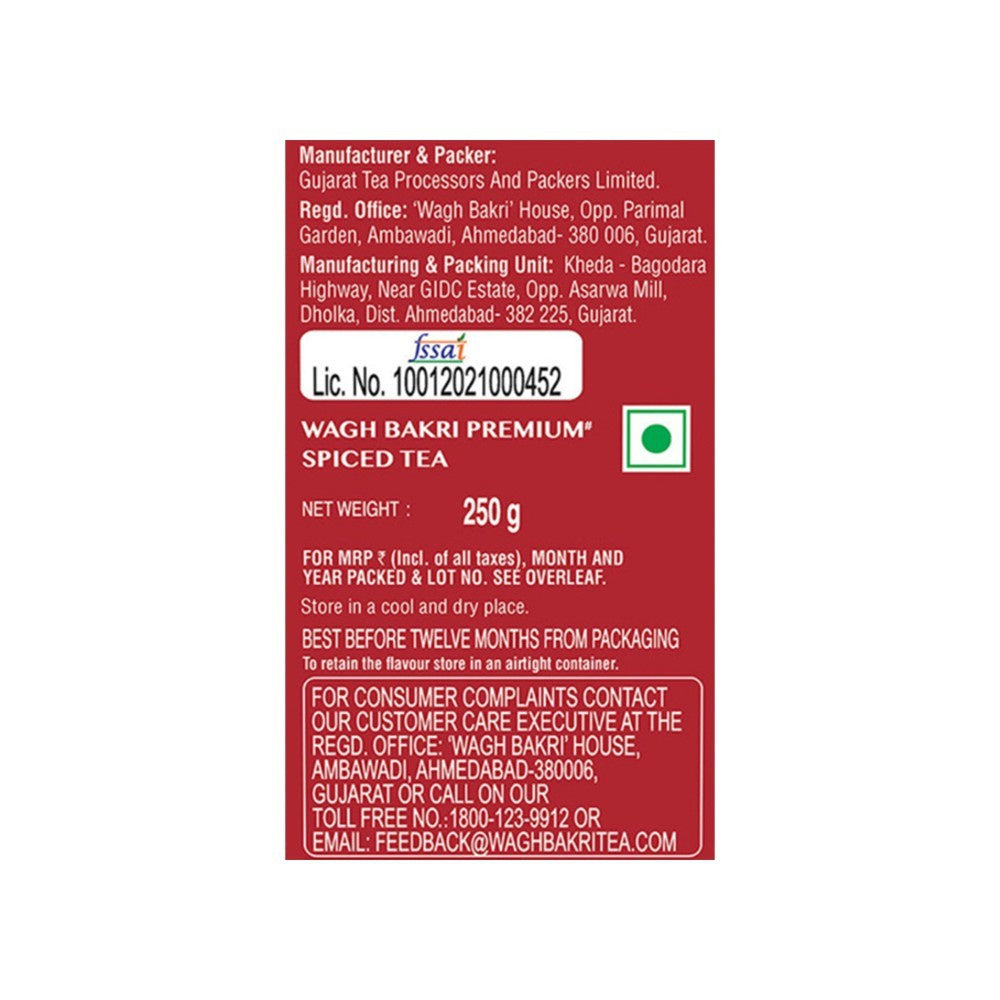 Wagh Bakri Spiced Tea : 250 g