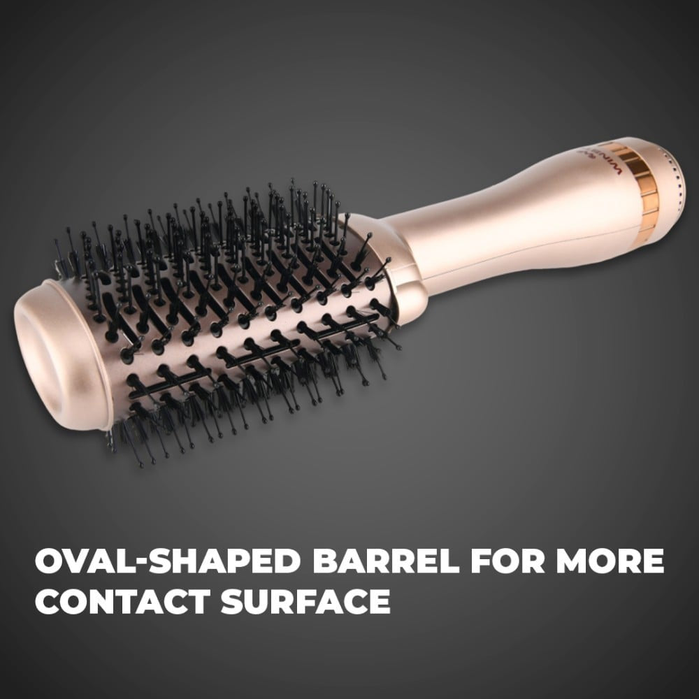 Winston 2-in-1 Hot Blow Brush & Hair Dryer (Golden, 1200 W) : 1 unit