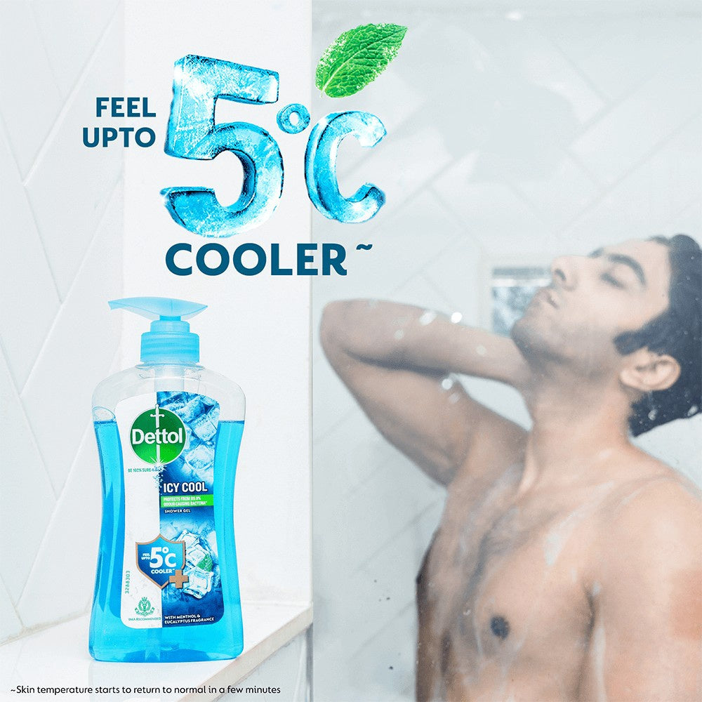 Dettol Icy Cool Shower Gel : 500 ml