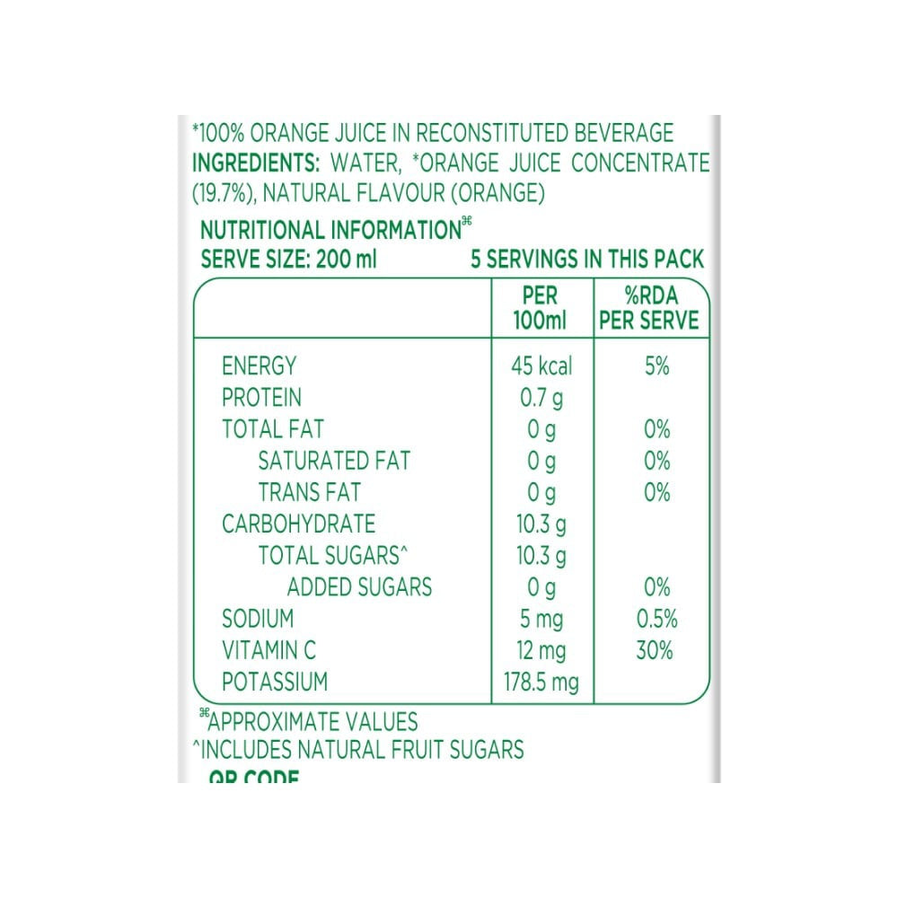 Tropicana Orange Juice : 1 ltr