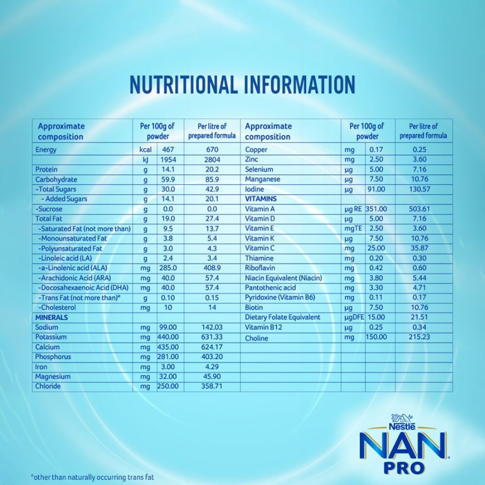 Nestle NAN PRO 4 Follow up Formula (After 18 months) : 400 g