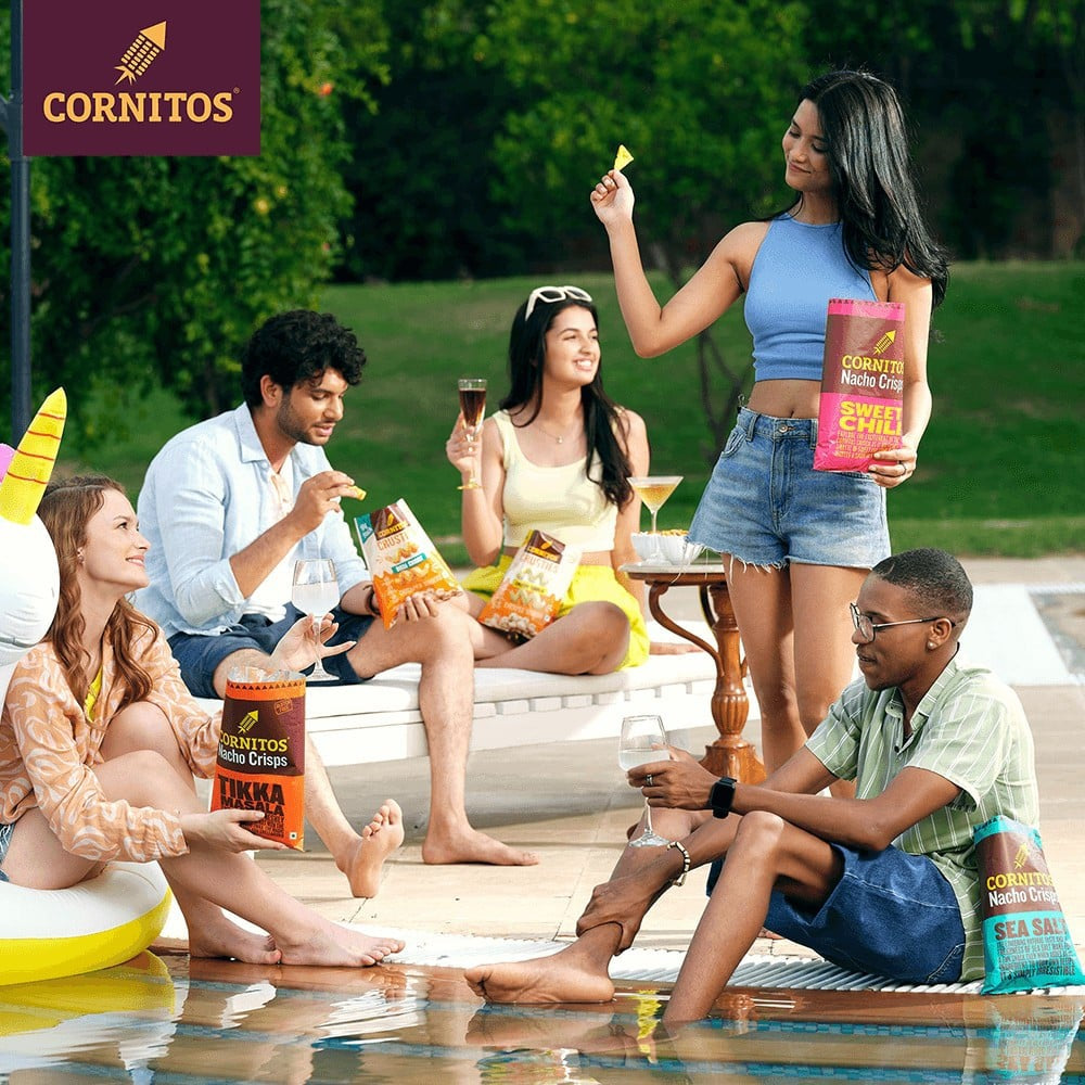 Cornitos Sweet Chili Nachos - Pack of 3 : 3 x 75 g