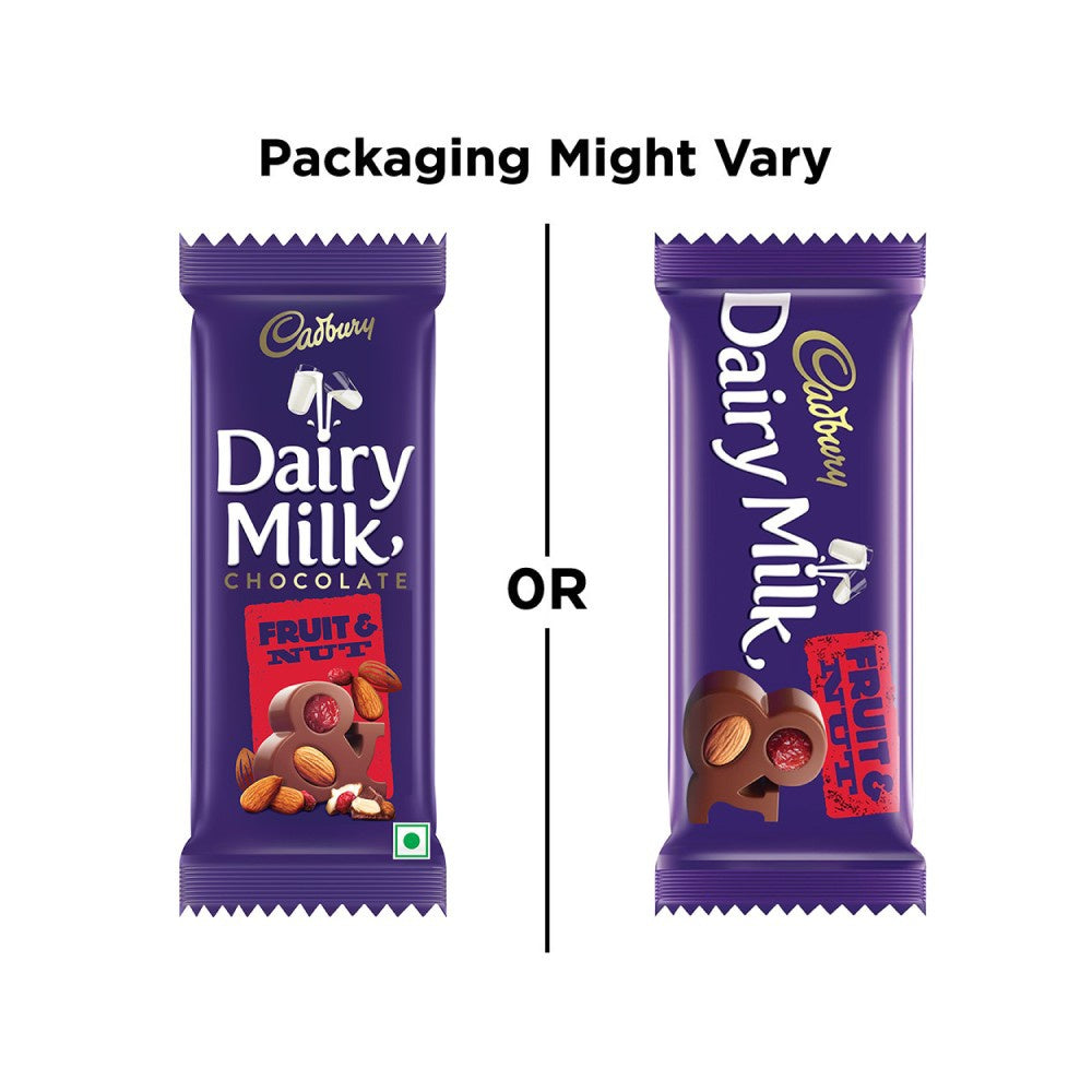 Cadbury Dairy Milk Fruit & Nut Flavoured Chocolate Bar - Pack of 3 : 3 x 36 g