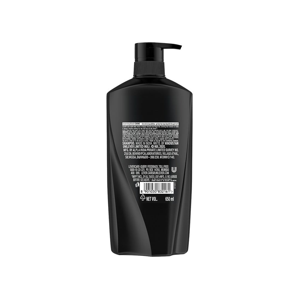 Sunsilk Stunning Black Shine Shampoo : 650 ml
