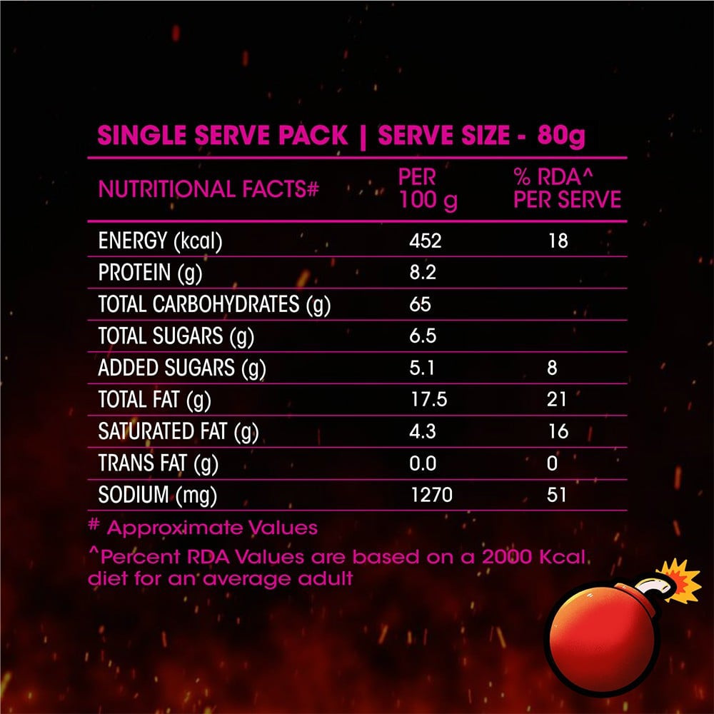 Too Yumm K-Bomb Mi Goreng Instant Noodles : 80 g