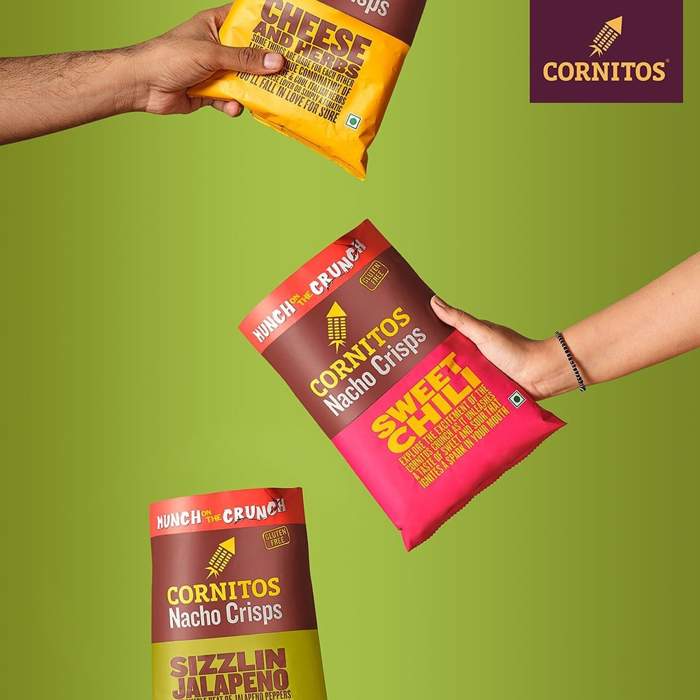 Cornitos Sweet Chili Nachos - Pack of 2 : 2 x 75 g