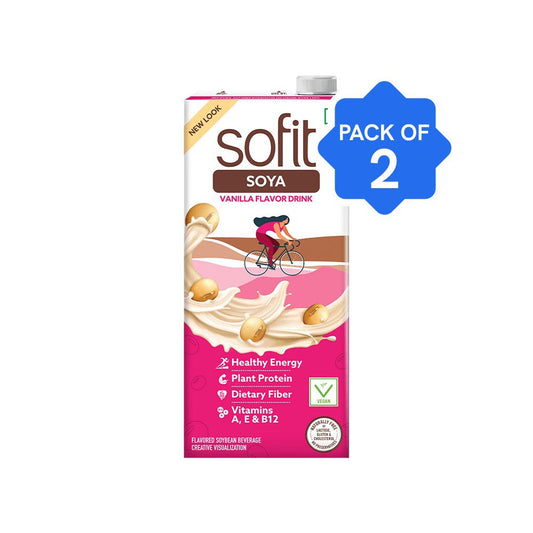 Sofit Vanilla Soy Beverage - Pack of 2 : 2 x 1 ltr