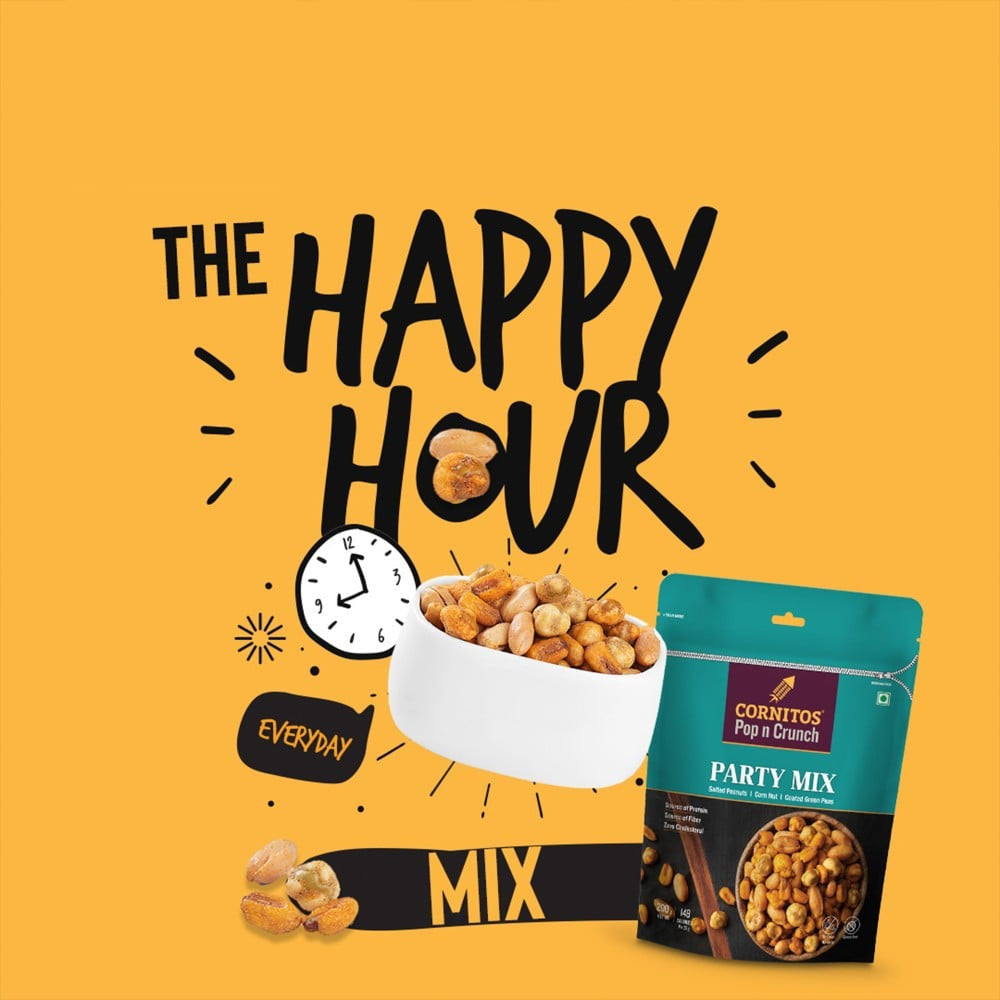 Cornitos Pop n Crunch Party Nut Mix : 180 g