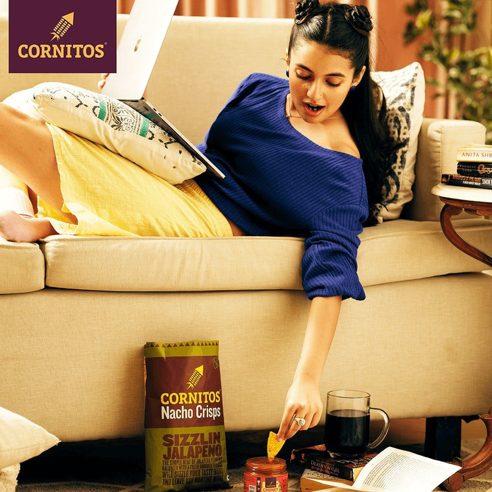Cornitos Sizzlin Jalapeno Nachos : 55 g