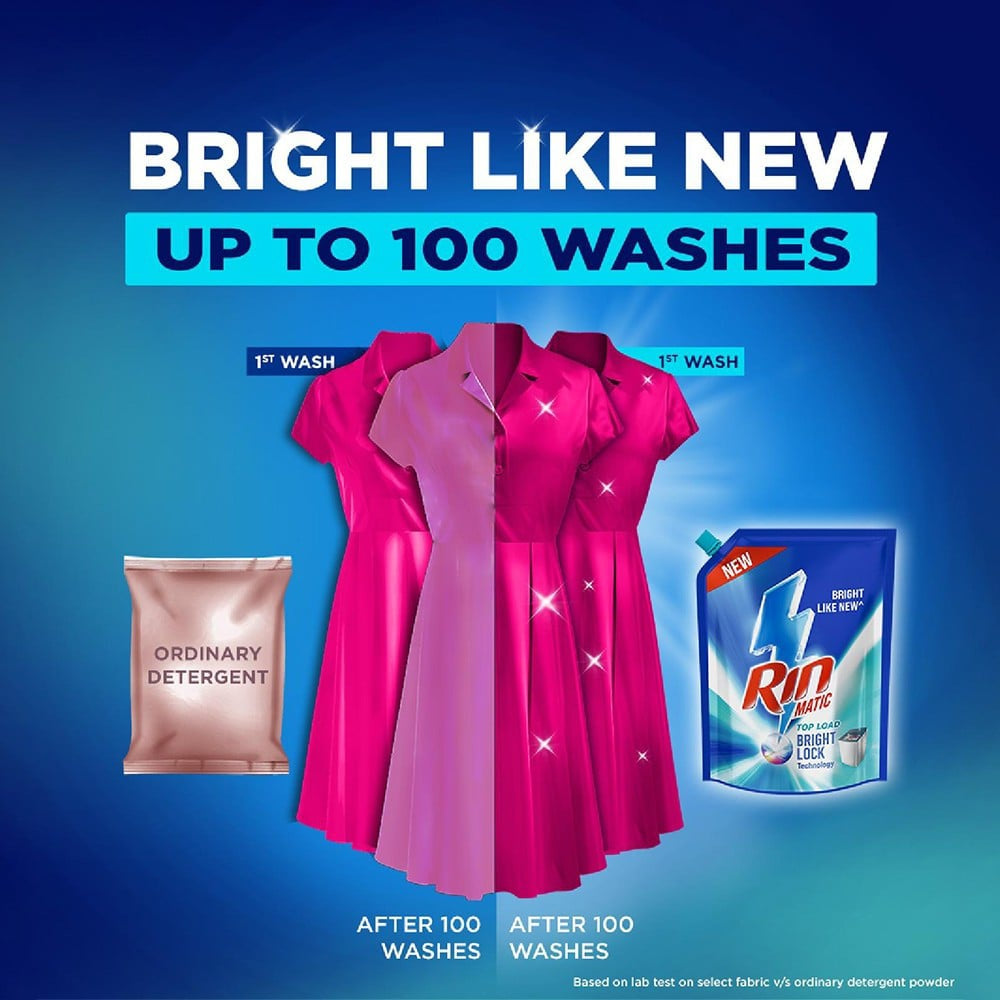 Rin Top Load Liquid Detergent : 2 ltr
