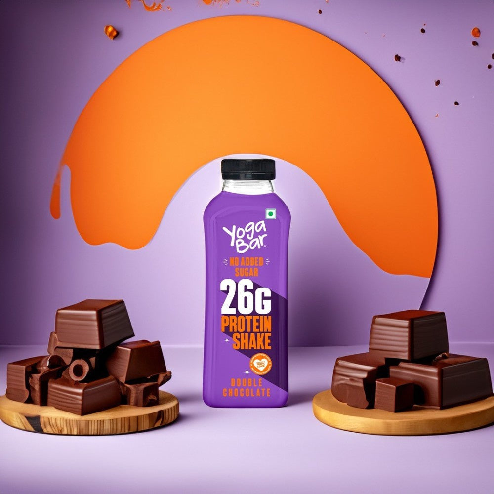 Yoga Bar 26 g Protein Milkshake (Double Chocolate) : 250 ml