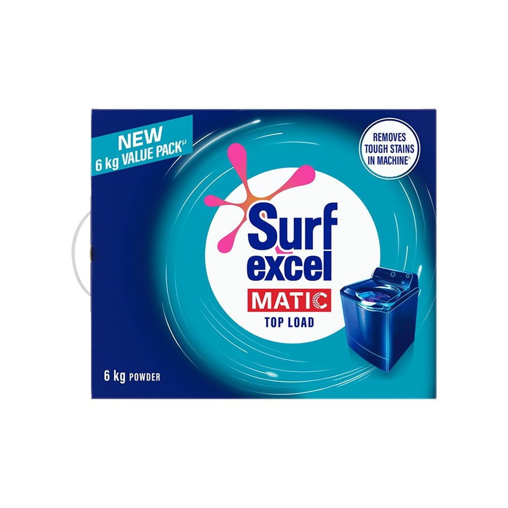 Surf Excel Top Load Detergent Powder : 6 kg