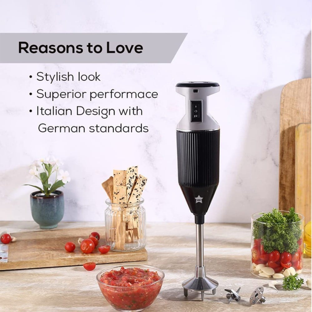 Wonderchef Prima Plus 250W Hand Blender (Black) : 1 unit