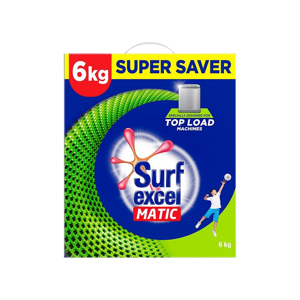 Surf Excel Top Load Detergent Powder : 6 kg